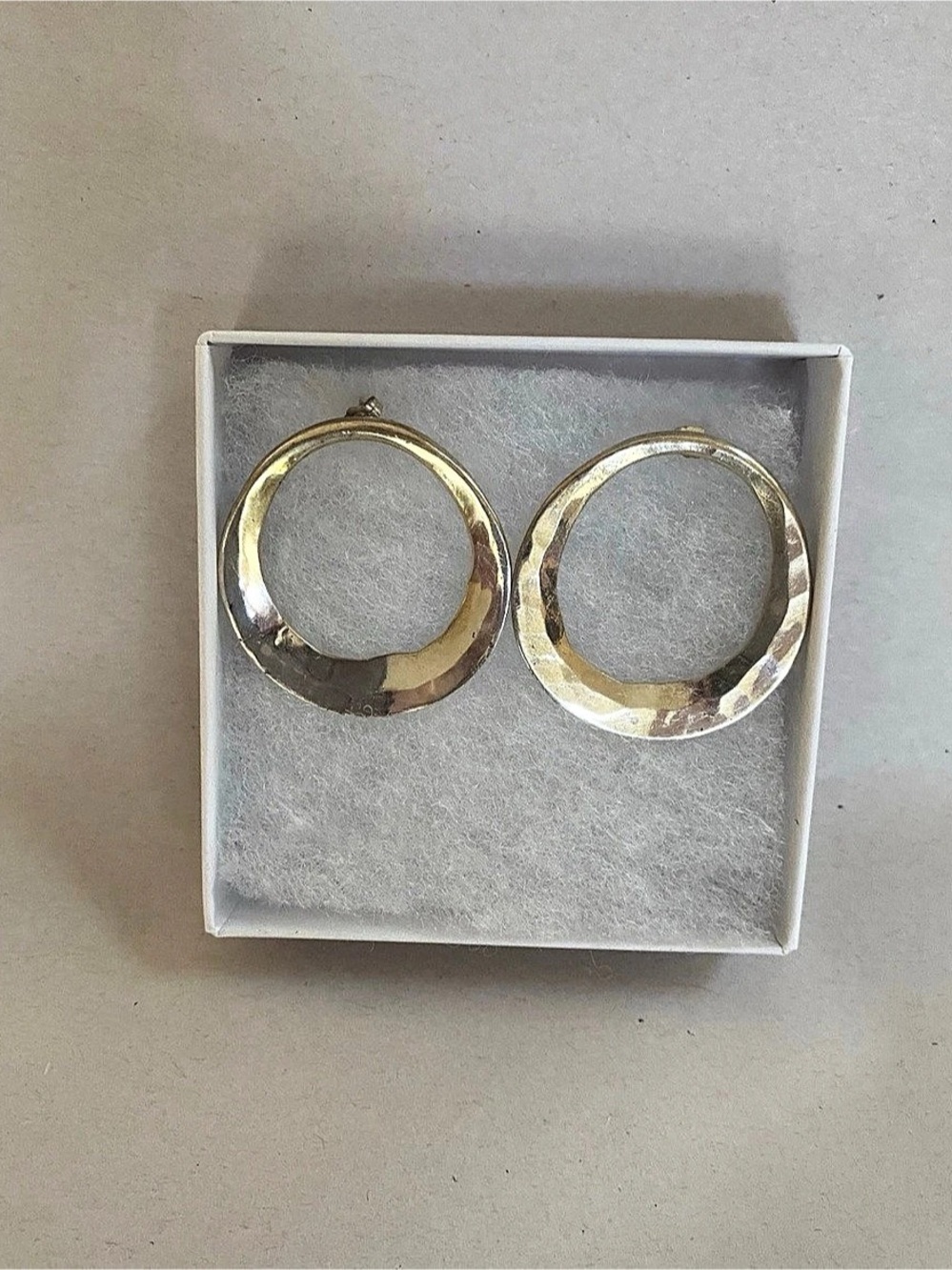 Sterling Silver Handmade Hoop Earrings